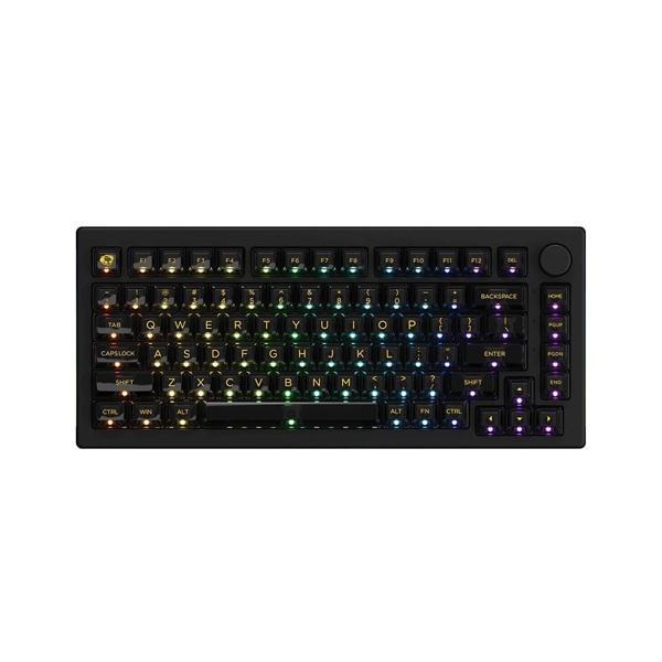 AKKO 5075B Plus Shine-Through Black RGB Kablosuz Hotswap Mekanik Gaming Klavye - Image 1