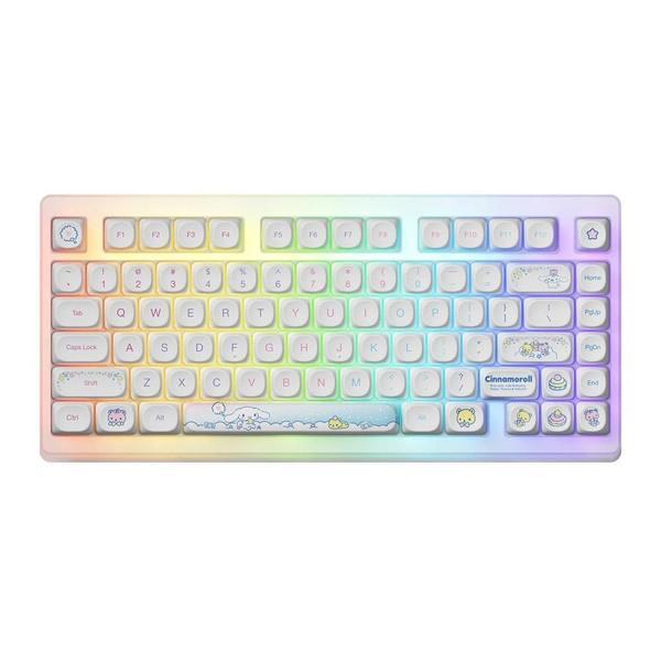 AKKO x Cinnamoroll ACR TOP75B Özel Seri V3 Piano Pro Switch RGB Kablosuz Hotswap Mekanik Gaming Klavye - Image 1