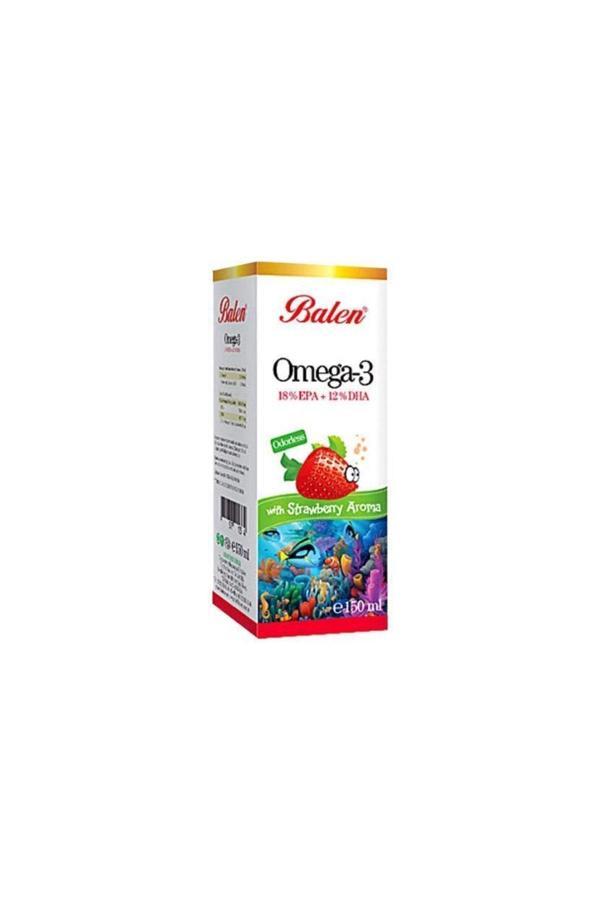 Balen Omega 3 Çilek Aromalı Balık Yağı 150 Ml - Image 1