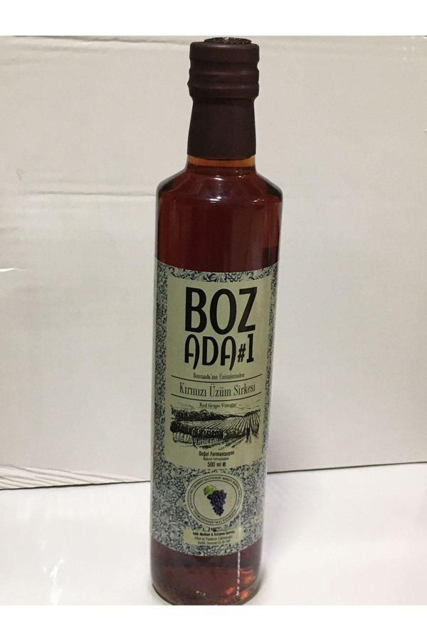 Perinthos Doğal Bozcaada Kırmızı Üzüm Sirkesi 500 Ml Cam Şise - Image 1