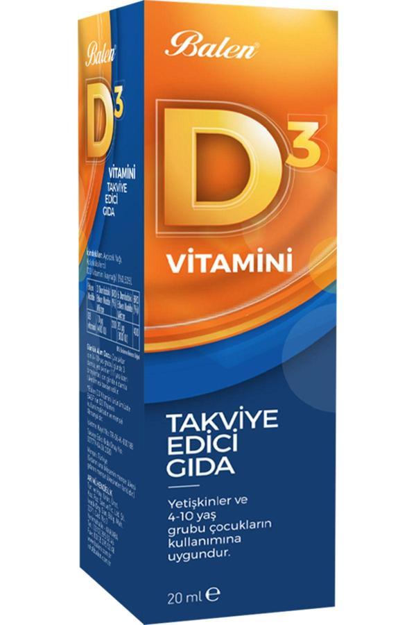 Balen D 3 Vitamini (Sıvı) 20 Ml - Image 1