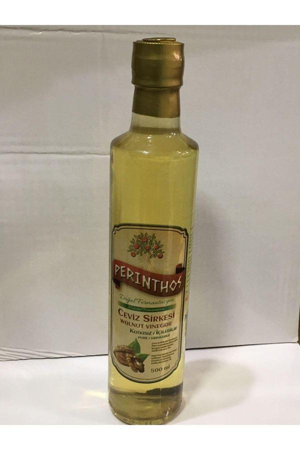 Perinthos Doğal Ceviz Sirkesi 500 Ml Cam Şise - Image 1
