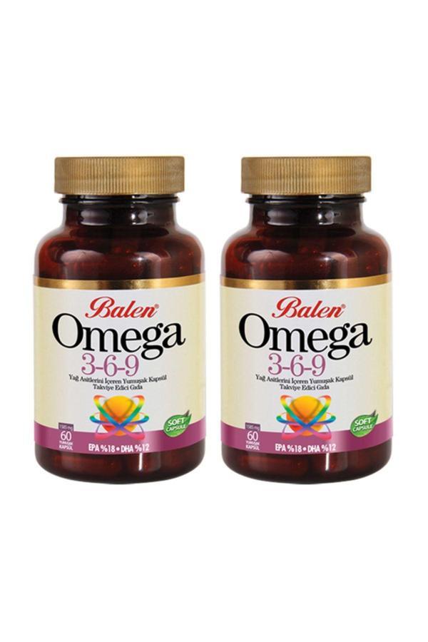 Balen Omega 3,6,9 Yumuşak Kapsül - 60 Kapsül X 2 Kutu - Image 1