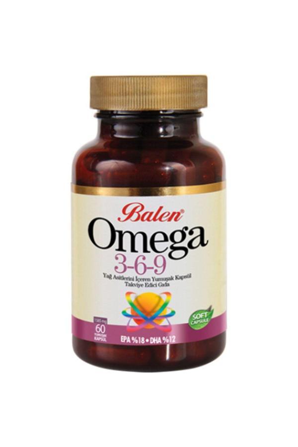 Balen Omega 3-6-9 Yağı Asitleri 1585 Mg 60 Kapsül - Image 1