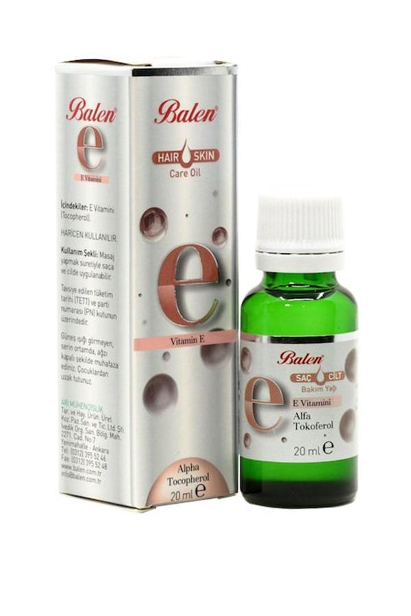 Balen E Vitamini 20 Ml Saç Ve Cilt Bakım Yağı Vitamin E E Vitamini - Image 1