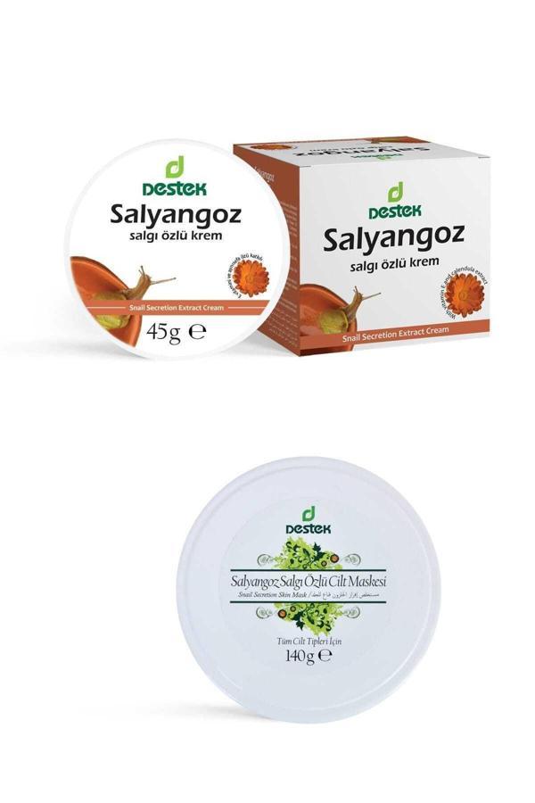 Destek Salyangoz Salgı Özlü Krem Ve Cilt Maskesi (2'Li Set) - Image 1