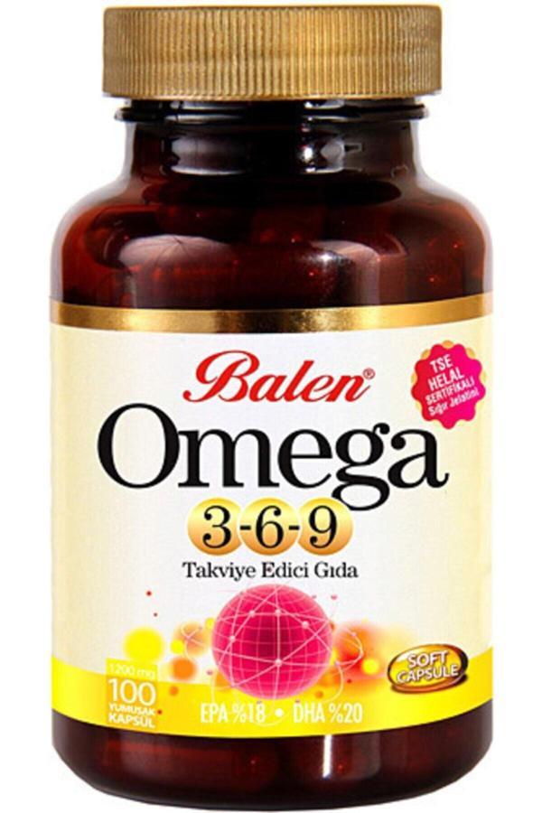 Balen Omega-3-6-9 Yağı Asitleri 1585 Mg 100 Kapsül - Image 1