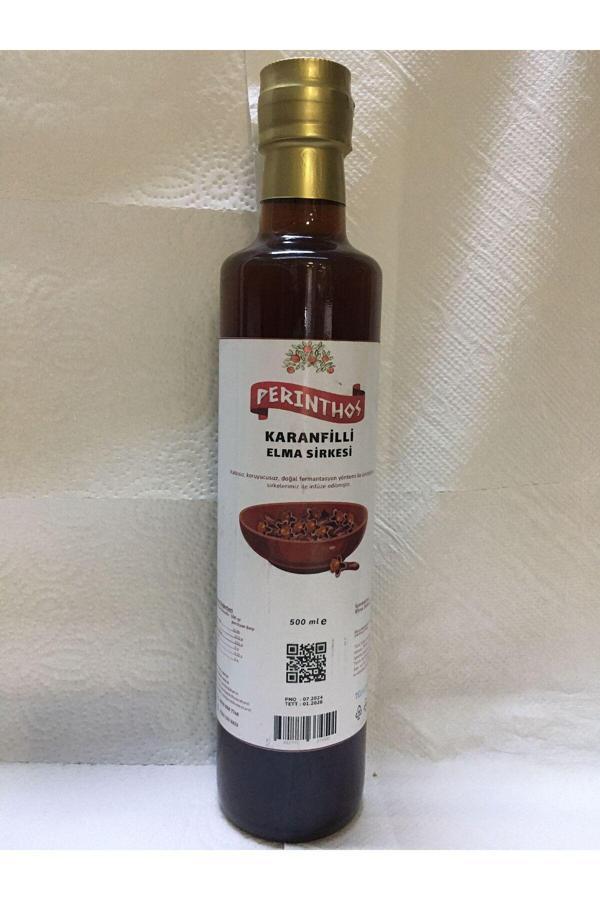 Perinthos Karanfilli Elma Sirkesi 500 Ml Cam Şise - Image 1