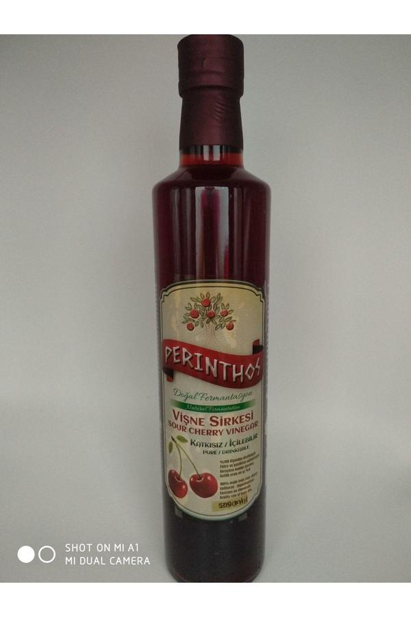 Perinthos Vişne Sirkesi 500 Ml Doğal Fermantasyon - Image 1