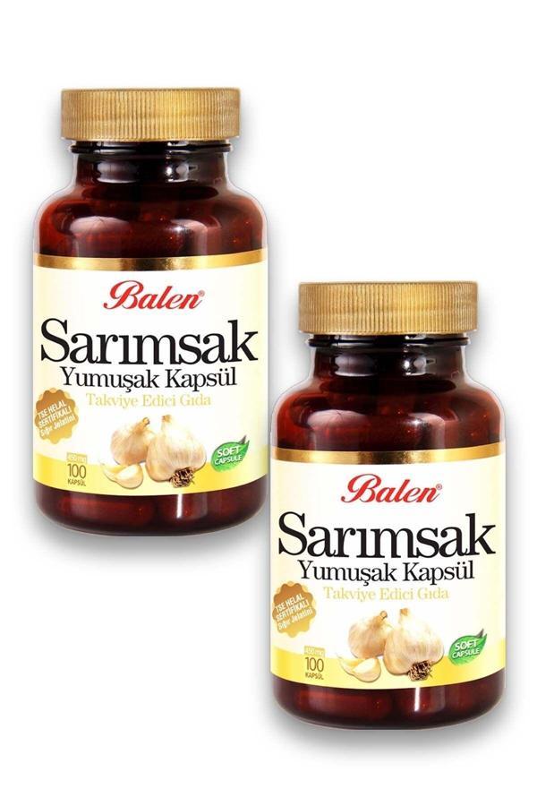 Balen 2 Adet Sarımsak Yağı Yumuşak Kapsül 450 Mg 100 Kapsül - Image 1