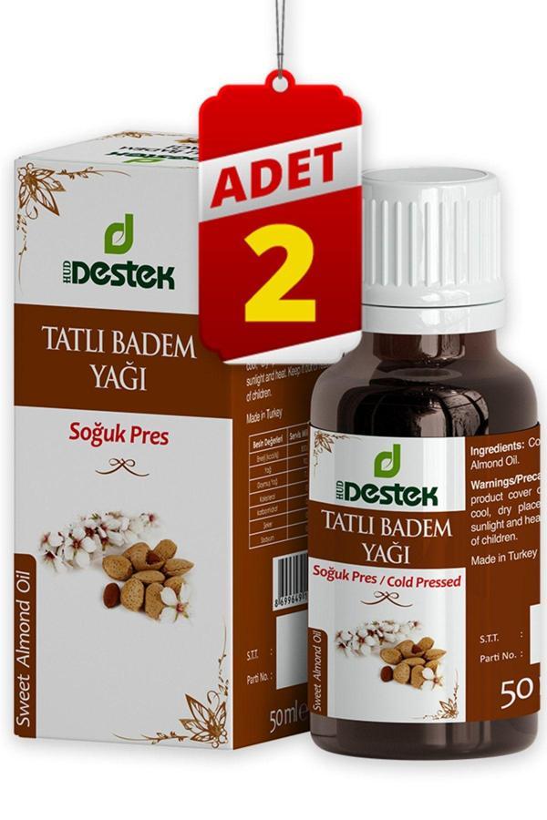 Destek Tatlı Badem Yağı 50 Ml (2 Adet) - Image 1