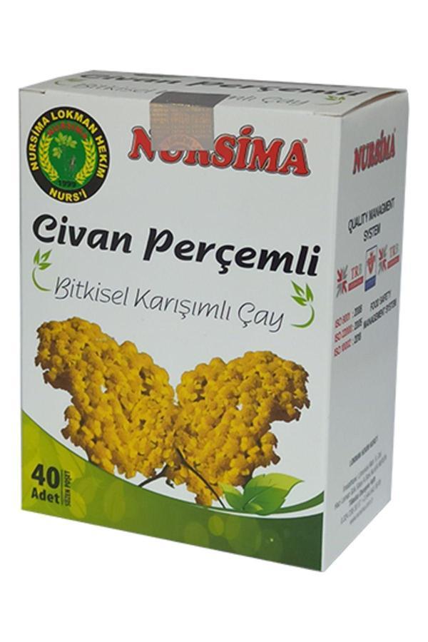 Nursima Civan Perçemli Bitkisel Karışımlı 40 Adet Süzen Poşet Çay - Image 1