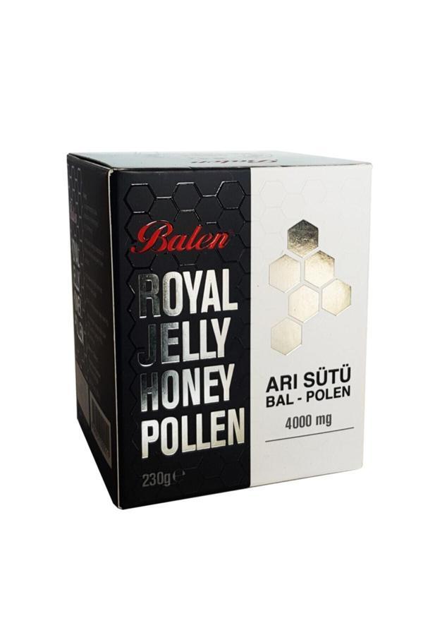 Balen Orijinal Arı Sütü Bal Polen Karışım 230 Gr 4000 Gg - Image 1