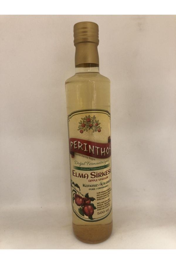Neşe Natural Perınthos Elma Sirkesi 500Ml Cam Sişe - Image 1