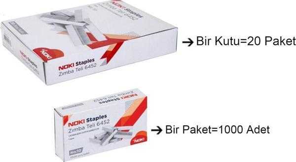 Noki Zımba Teli No:10 Beyaz 20 Kutu - Image 1