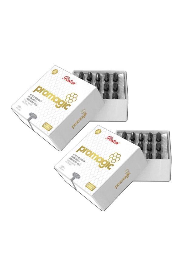 Balen Promagic Çörekotu Yağı Beyaz Propolis 60 Kapsül X 2 Adet - Image 1