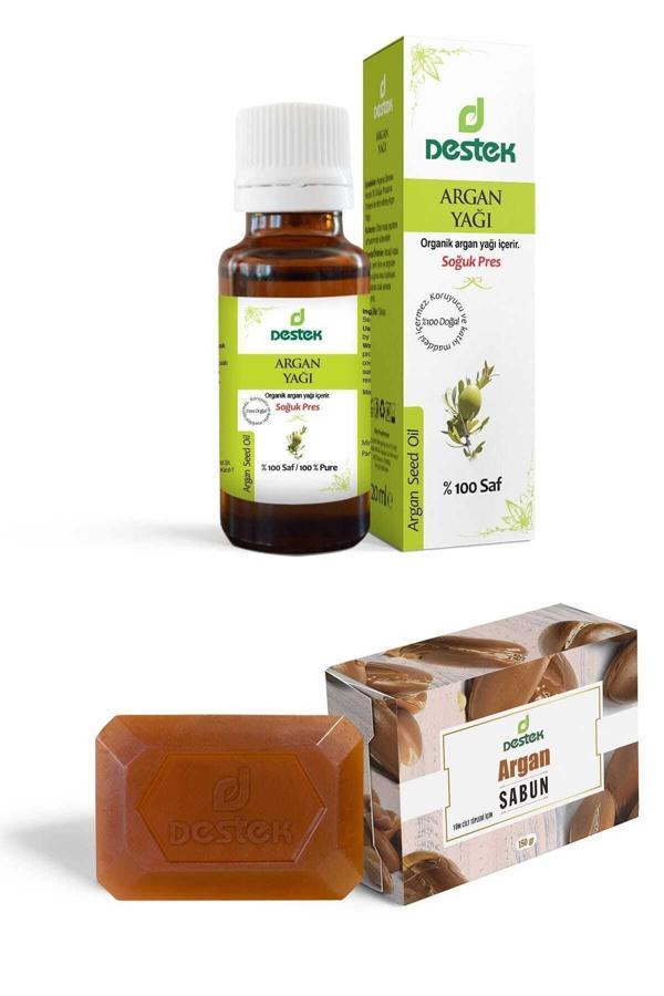 Destek Argan Yağı Ve Argan Sabunu (2'Li Set) - Image 1