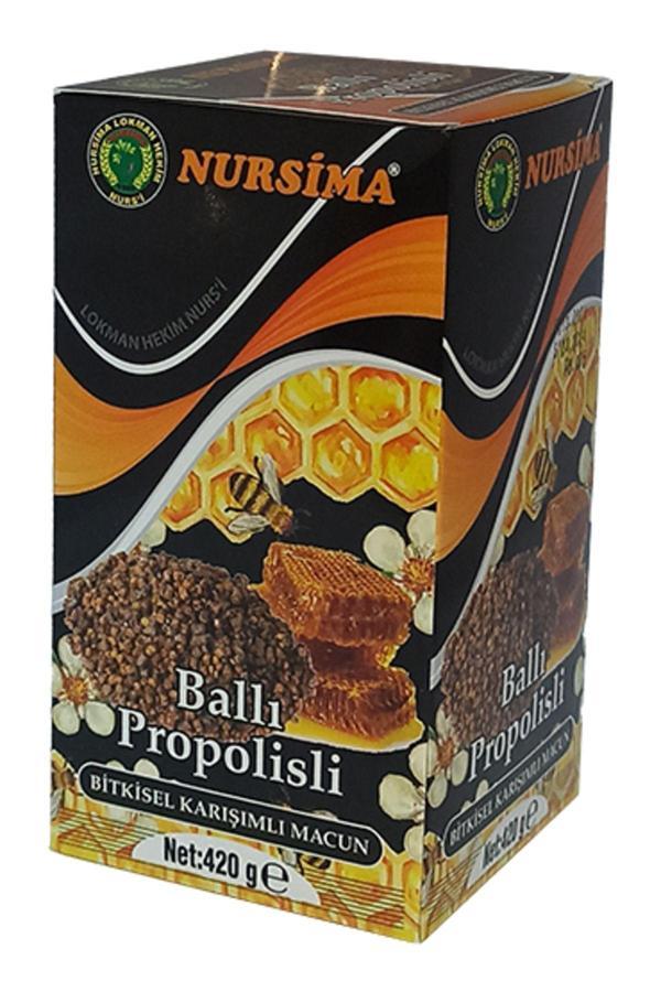 Nursima  Ballı Propolisli Bitkisel Karışımlı Macun 420 Gr  - Image 1