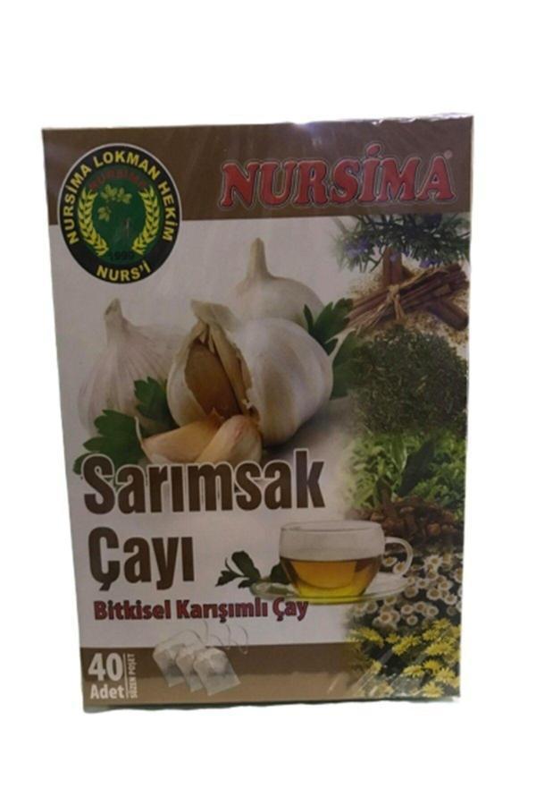 Nursima Sarımsak Çayı Bitkisel Karışımlı Çay 40 Adet - Image 1