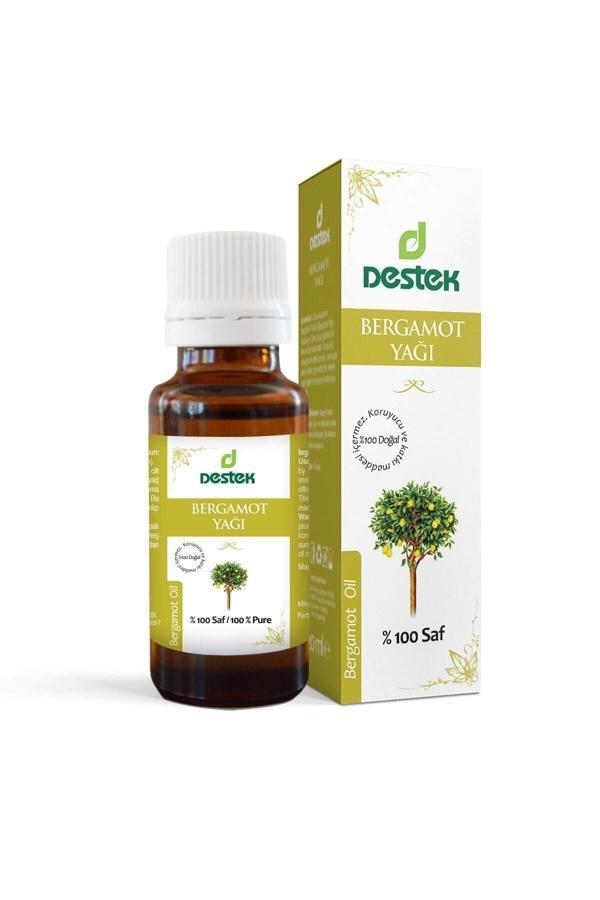 Destek Bergamot Yağı %100 Saf Bitkisel Bakım Yağı (Distile) 20 Ml - Image 1