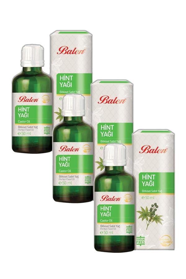 Balen Hint Yağı Soğuk Pres 50 Ml X 3 Adet - Image 1