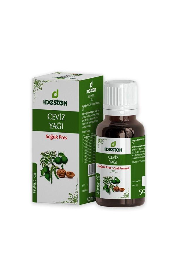 Destek Ceviz Yağı Soğuk Pres 50 Ml - Image 1
