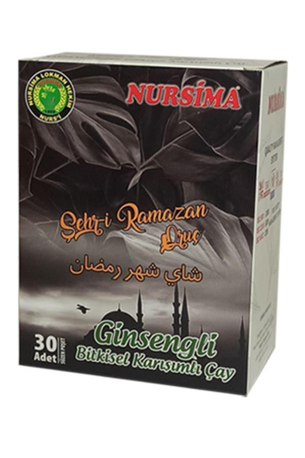 Nursima Ginsengli Şehr-İ Ramazan Bitkisel Karışımlı Çay 30 'Lu Süzen Poşet - Image 1