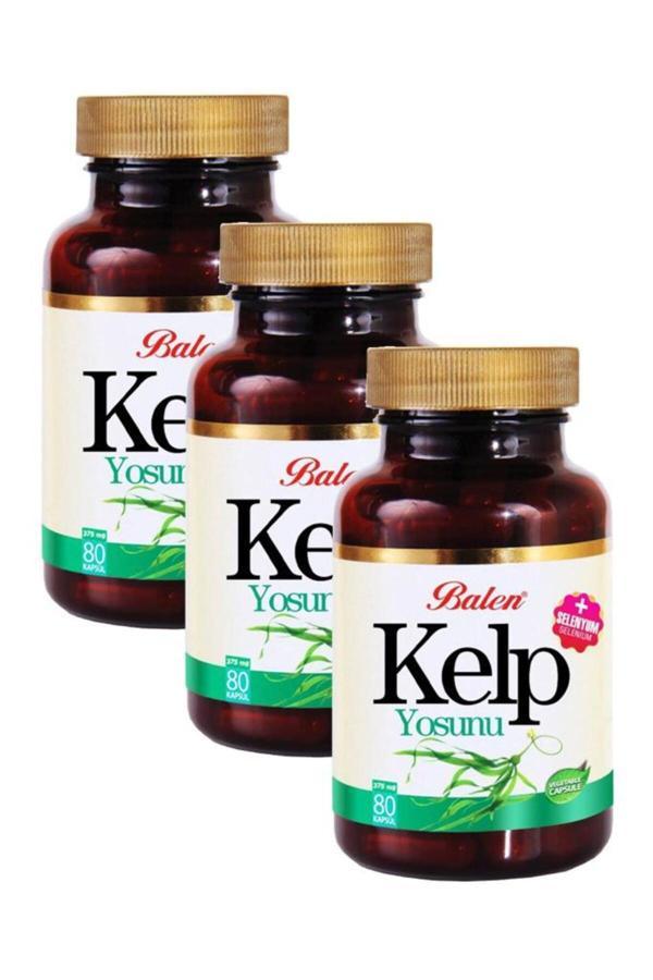 Balen Kelp Ekstraktı Selenyum 375 Mg 60 Kapsül X 3 Adet - Image 1