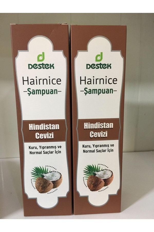 Destek Hairnice Hindistan Cevizi Şampuan 330 Ml 2 Adet - Image 1
