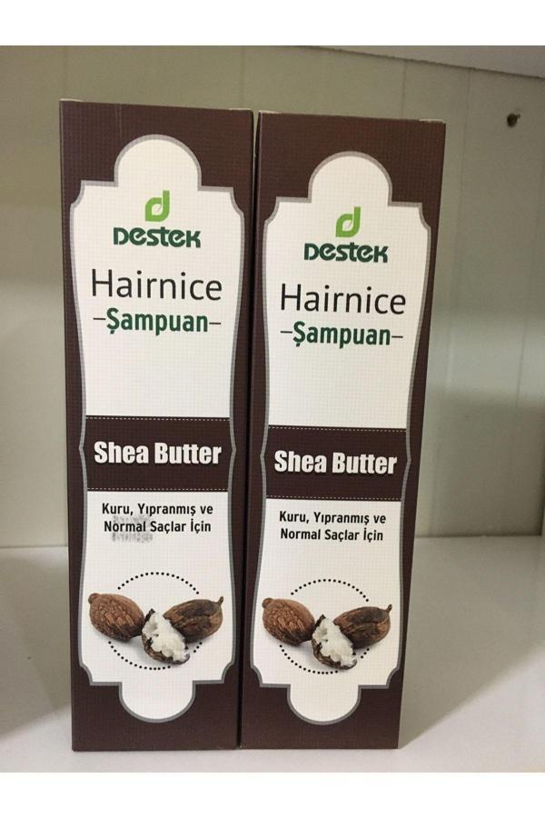 Destek Hairnice Shea Butter Şampuan 330 Ml 2 Adet - Image 1