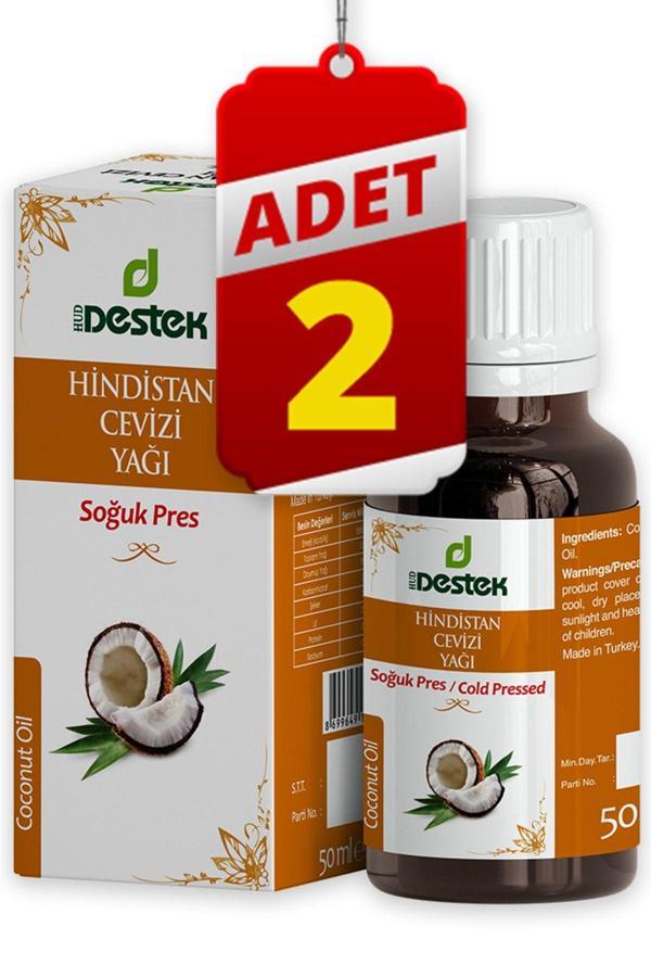 Destek Hindistan Cevizi Yağı 50 Ml (2 Adet) - Image 1