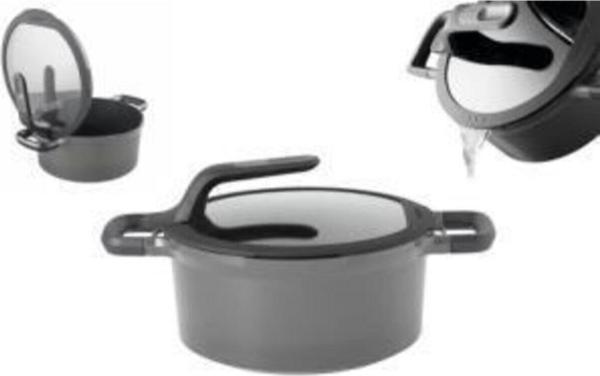 Berghoff Gem Stay Cool Tencere Gri 24 Cm - 2307418 - Image 1