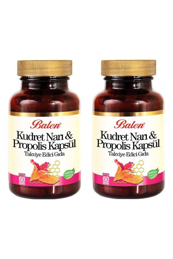 Balen Kudret Narı & Propolis Kapsül 375 Mg 60 Kapsül 2 Adet - Image 1