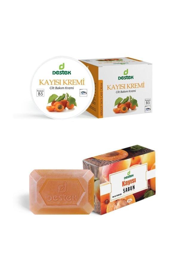 Destek Kayısı Özlü Krem Ve Kayısı Sabunu 2'Li Set - Image 1