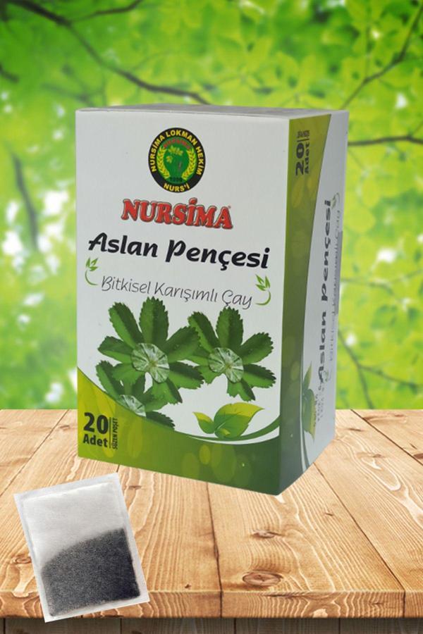Nursima Aslan Pençesi Bitkisel Karışımlı Çay 20 'Li Süzen Poşet - Image 1