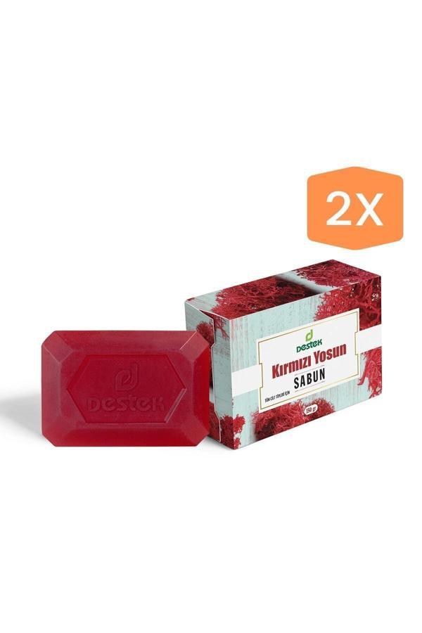 Destek Kırmızı Yosun Sabunu 150 G (2 Adet) - Image 1