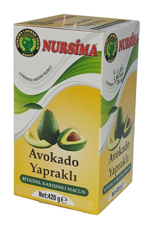 Nursima Avokado Yapraklı Bitkisel Macun 420 Gr - Image 1