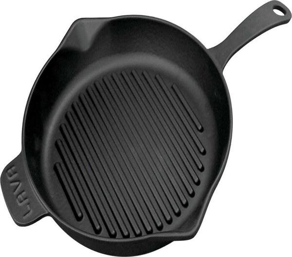 Lava Yuvarlak Izgara Tava Metal Saplı 28 cm - Image 1