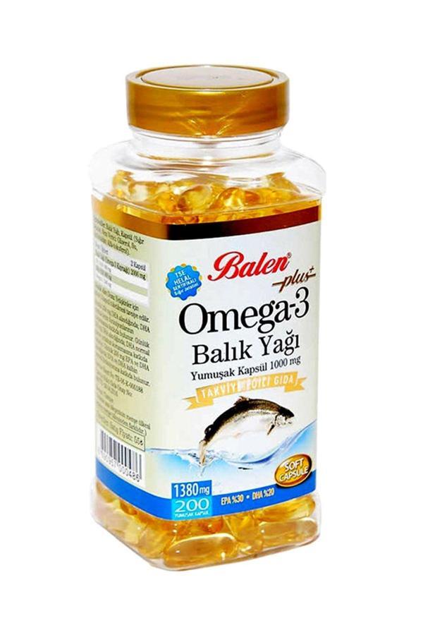 Balen Omega 3 Balık Yağı 1380 Mg 200 Adet - Image 1