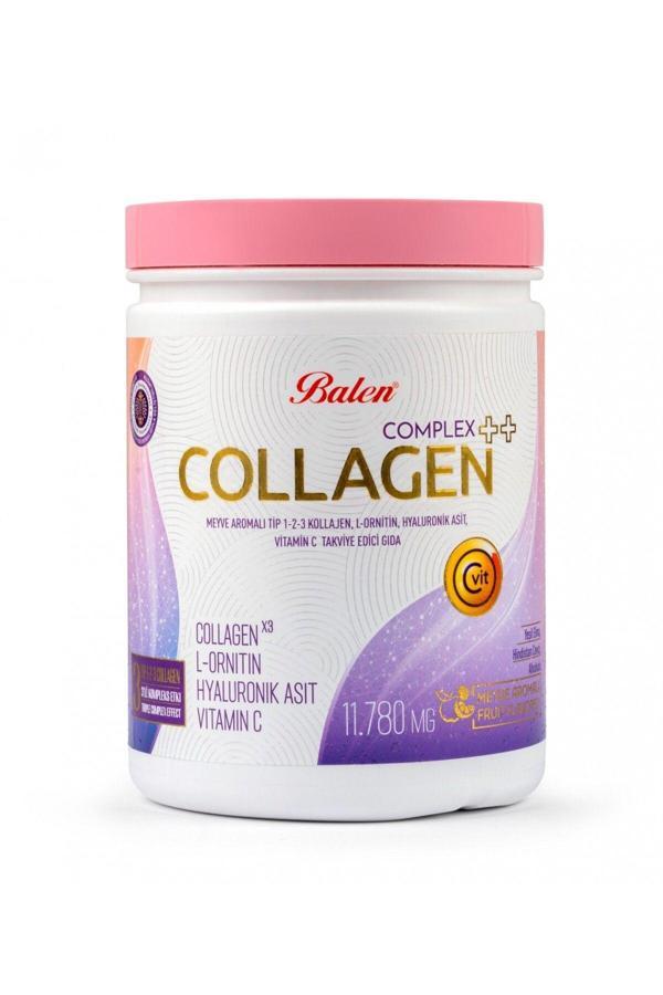 Balen Collagen Complex ++ Meyve Aromalı Tip 1,2,3 Kolajen , L-Ornitin, Hyaluronik Asit, Vitamin C - Image 1