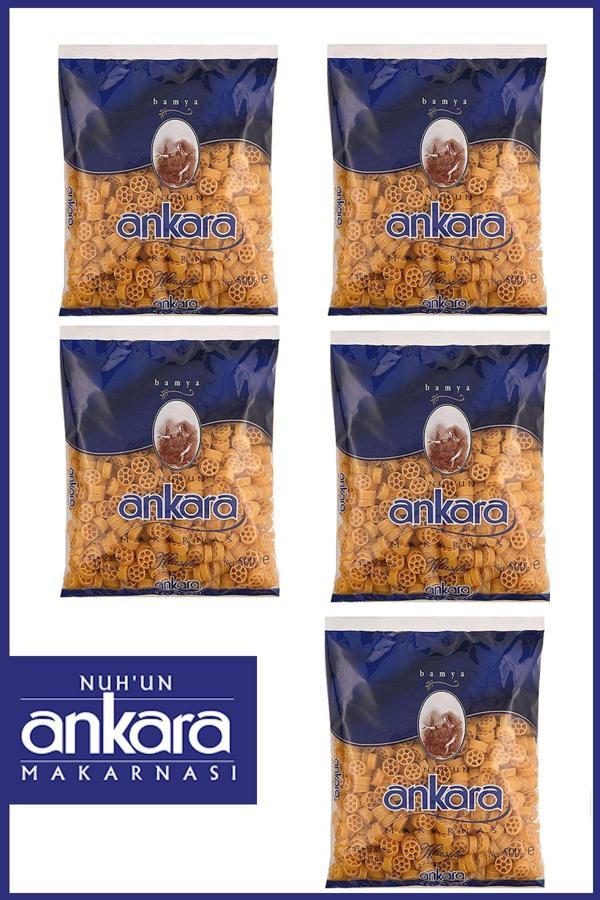 Nuh'Un Ankara Bamya Makarna 500 Gr X 5 Adet - Image 1