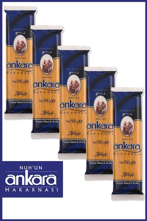 Nuh'Un Ankara Spaghetti Makarna 500 Gr X 5 Adet - Image 1