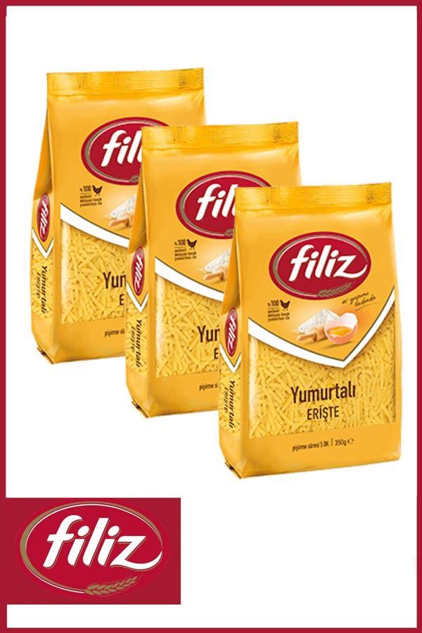 Filiz Yumurtalı Erişte Makarna 350 Gr. X 3 Adet - Image 1