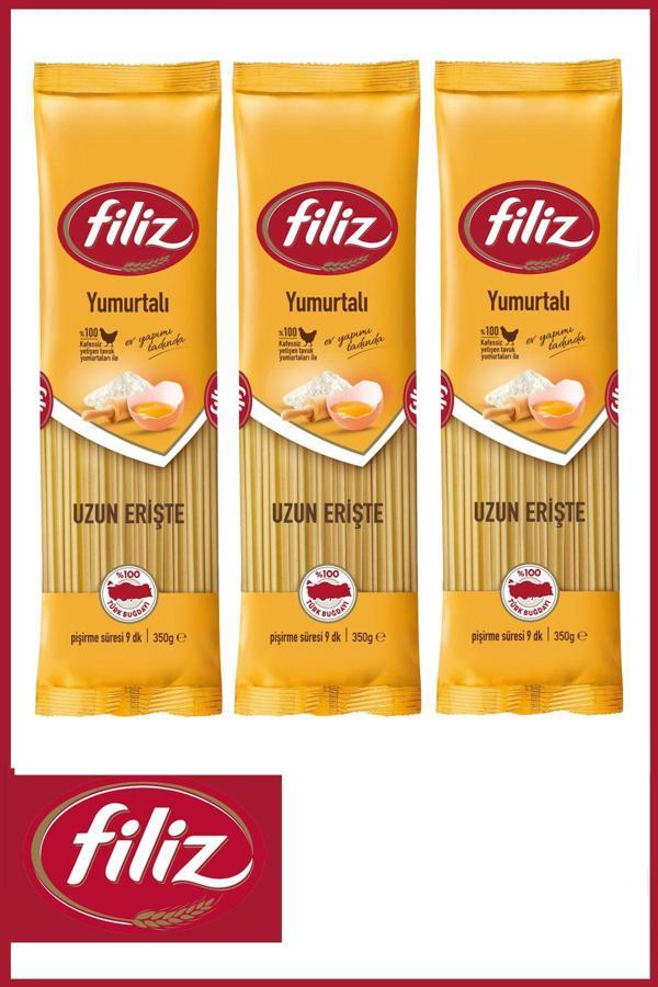 Filiz Yumurtalı Uzun Erişte 350 Gr X 3 Adet - Image 1