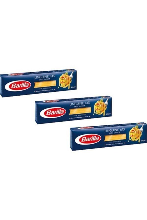 Barilla Linguine (Yassı) Spagetti Makarna No.13 500 Gr X 3 Adet - Image 1