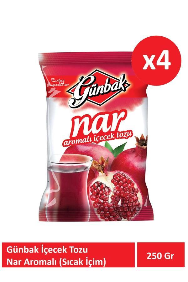 Günbak 250 Gr Nar Aromalı İçecek Tozu X 4 Adet - Image 1