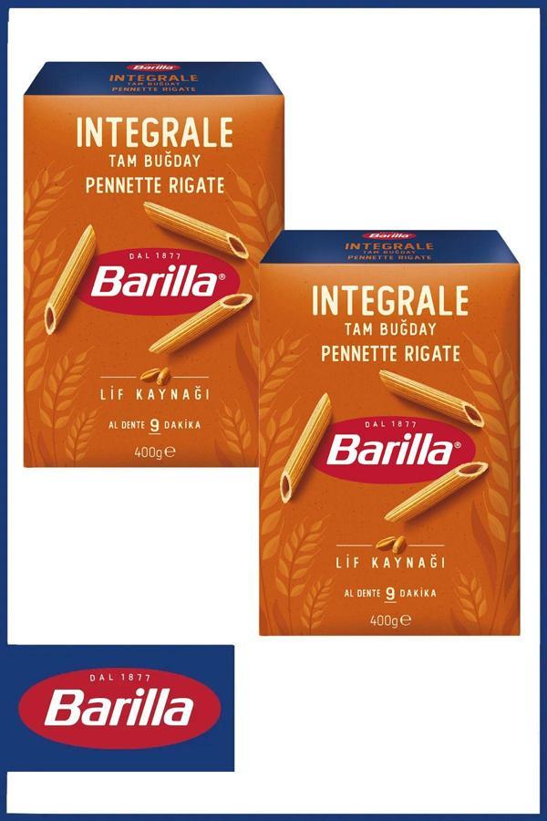 Barilla Tam Buğday Kalem Makarna (Integrale Pennette Rigate) 400 Gr X 2 Adet - Image 1