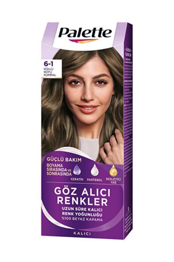 Palette Göz Alıcı Renkler No:6/1 Küllü Koyu Kumral - Image 1
