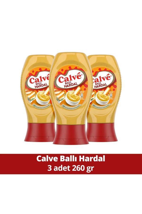 Calve Sos Ballı Hardal 260 Gr X3 Adet - Image 1