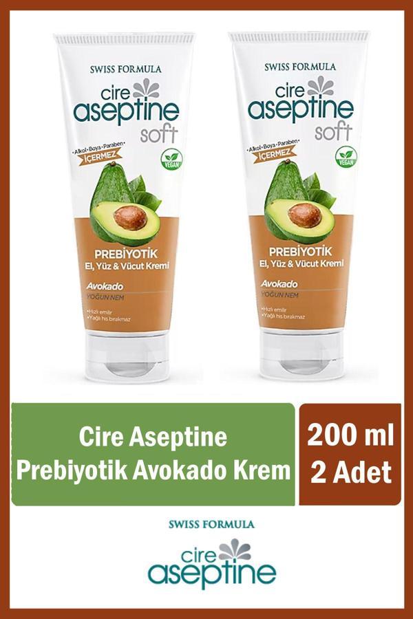 Cıre Aseptıne El, Yüz Ve Vücut Kremi 200 Ml Prebiyotik Avokado X 2 Adet - Image 1